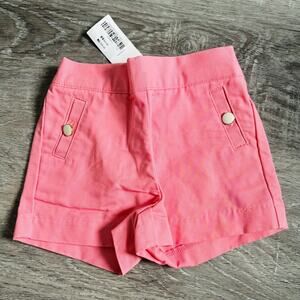 Janie and Jack Ottoman Shorts in Geranium Pink NWTs 6-12 months